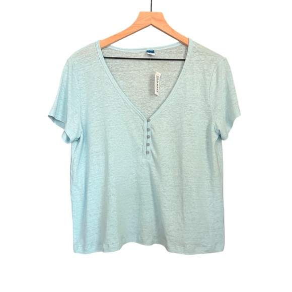 NWT Old Navy Linen Blend Top - Picture 2 of 6